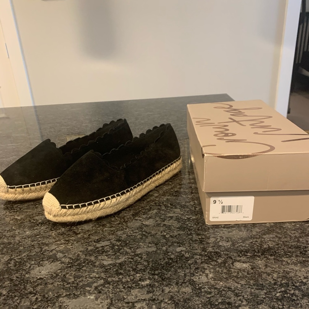 Black espadrilles